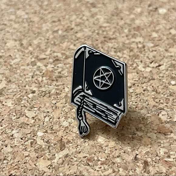 Magic Witch Book Enamel Pin - Picture 3 of 6